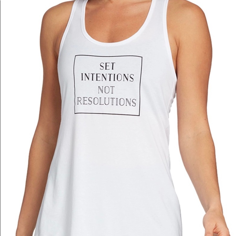 CALIA by Carrie Underwood Graphic Keyhole Tank Top